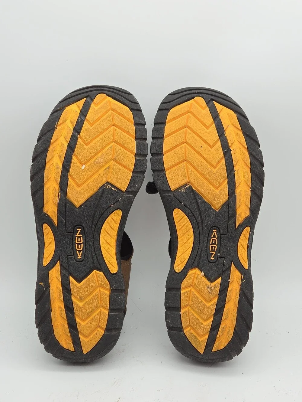 KEEN Waterproof Hiking Sandals Brown Leather Men's Size 14
